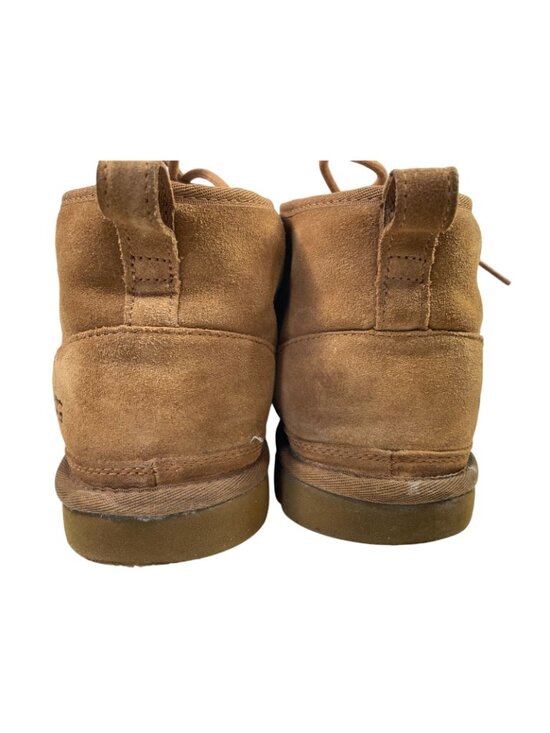 UGG Mens Neumel Suede Chukka Boots 12 Chestnut Fur Lined Lace Up Outdoor Shoes main image 5
